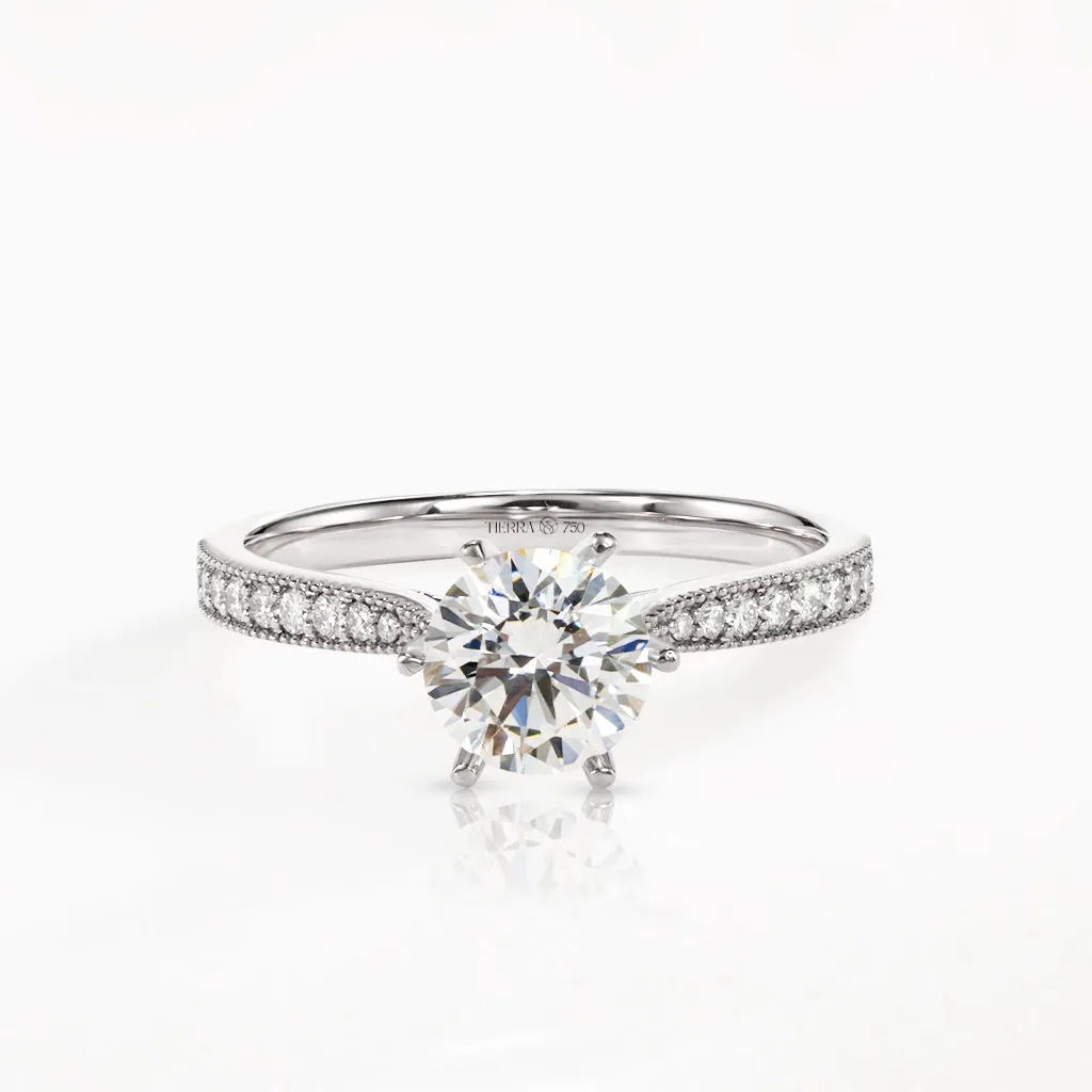 Best selling ring with diamond center.