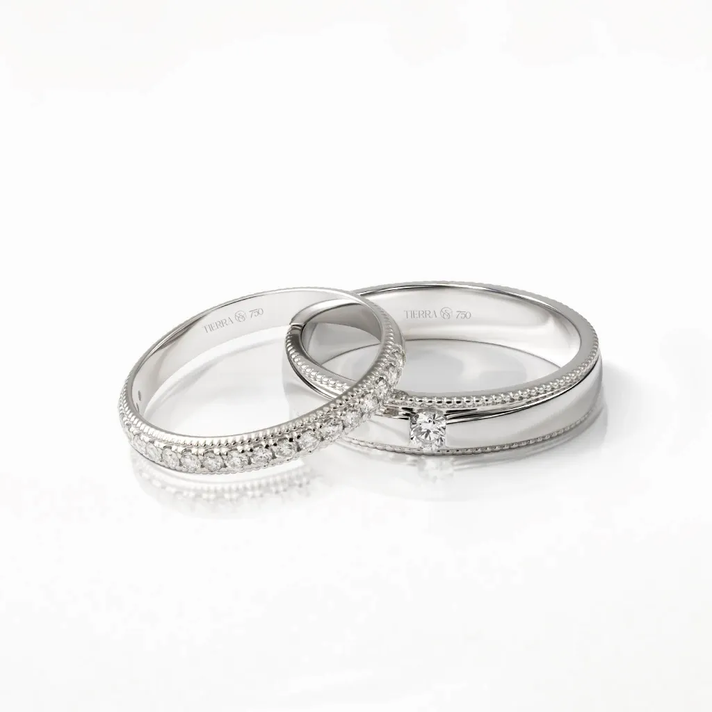 Eternity ring with modern design.