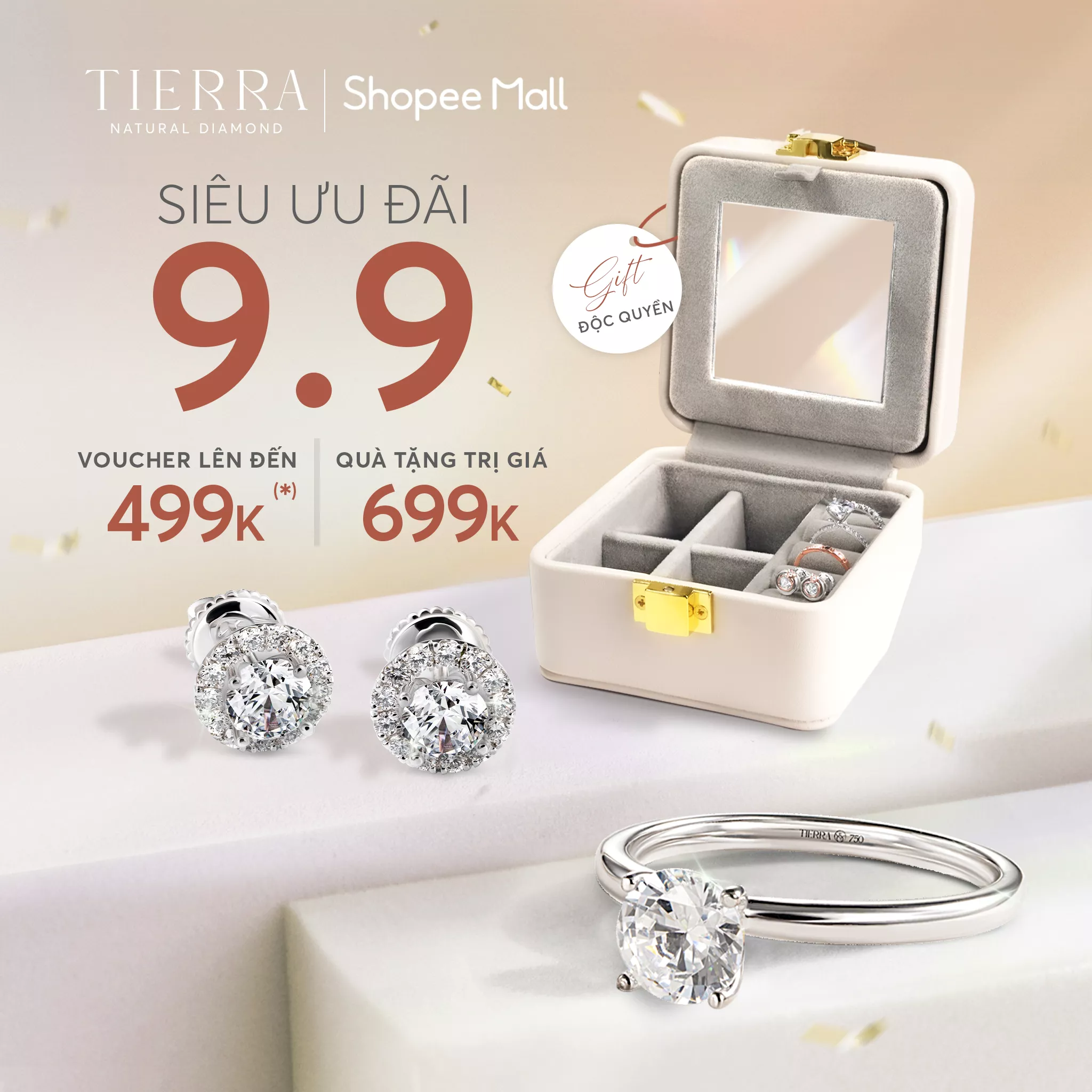 Chương trình khuyến mãi 9.9 cực HOT của Tierra Diamond trên Shopee!